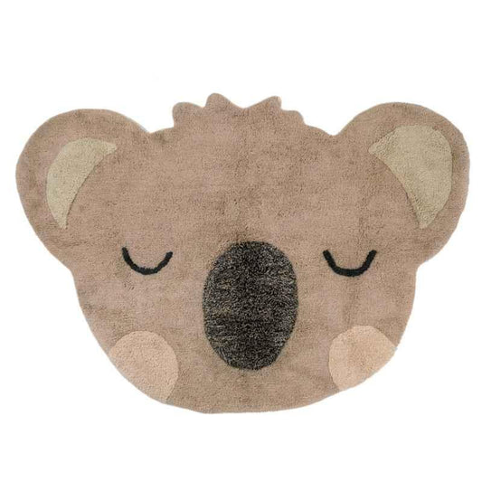 LITTLE OLSEN Alfombra para niños Koala Lavable en Lavadora