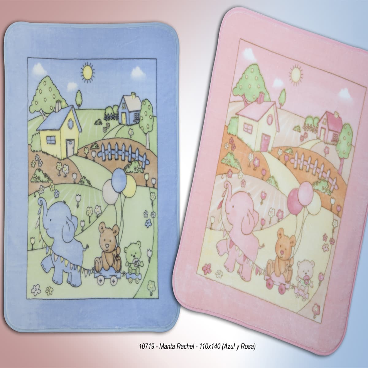 Manta Rachel Cuna Elefante Gamberritos 10719