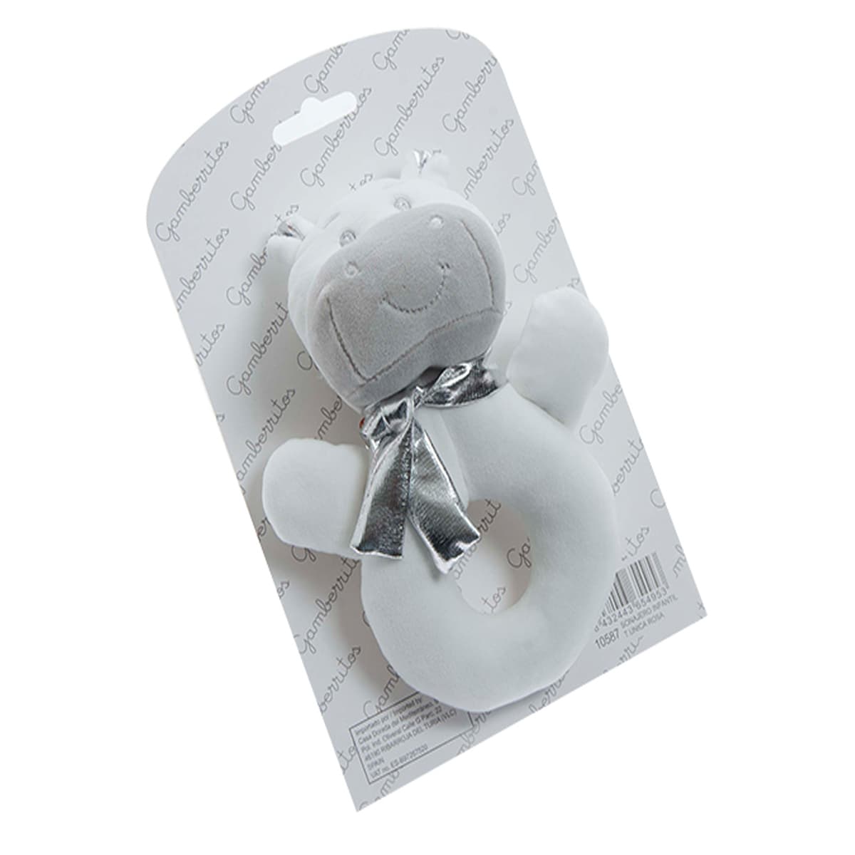 Sonajero Blanco Hipopótamo Gamberritos 10728