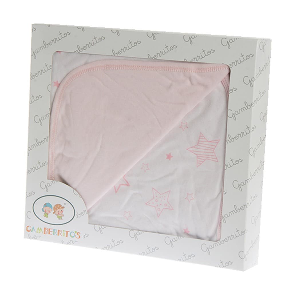 Yatsi 25200054 Coelhinhos e Corações Manta para Bebé Swaddle Algodão extra macio e design delicado