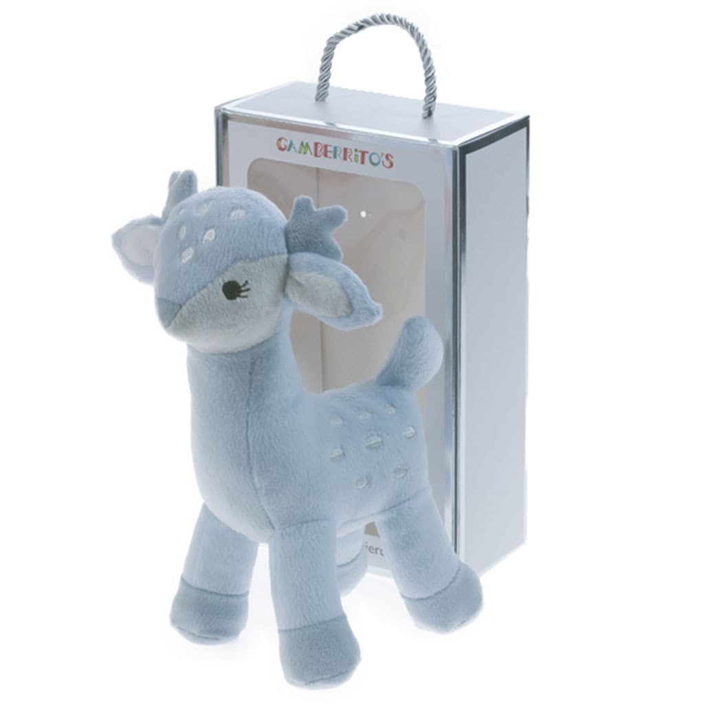Peluche bebé ciervito en caja Gamberritos 10776 – Un detalle dulce y suave para acompañar sus primeras aventuras
