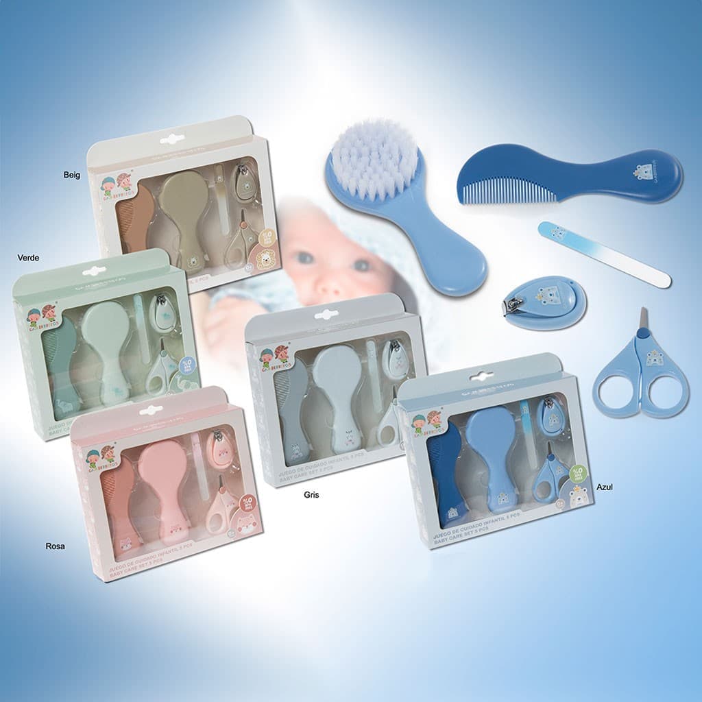 Estuche de aseo para bebé 5 piezas Gamberritos 10914 – Todo lo necesario para su cuidado diario