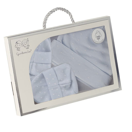 Conjunto de oferta para bebé com manta e dois animais Camarões 10887