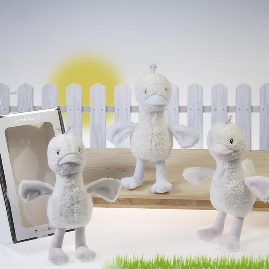 Peluche sonajero patito GAMBERRITOS 11013 – Suavidad y estímulo para los primeros juegos del bebé