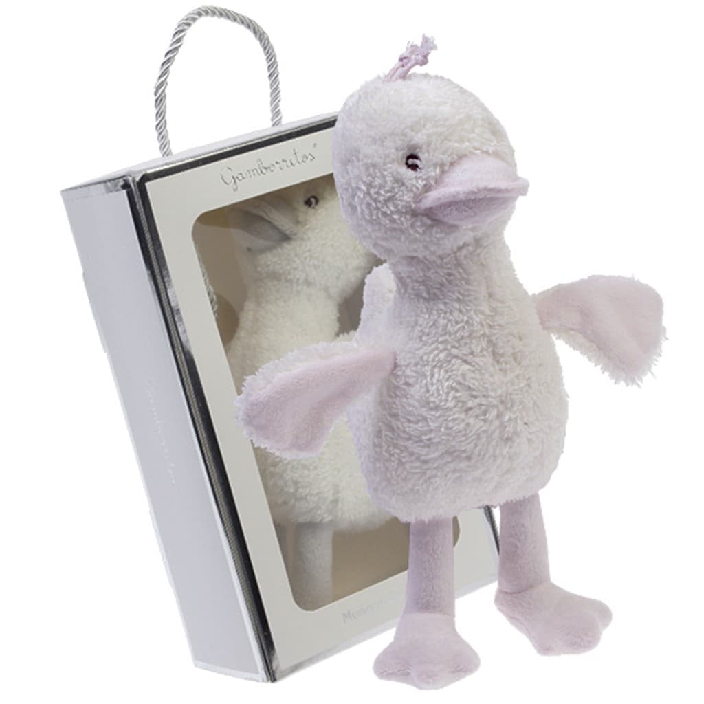 Peluche sonajero patito GAMBERRITOS 11013 – Suavidad y estímulo para los primeros juegos del bebé