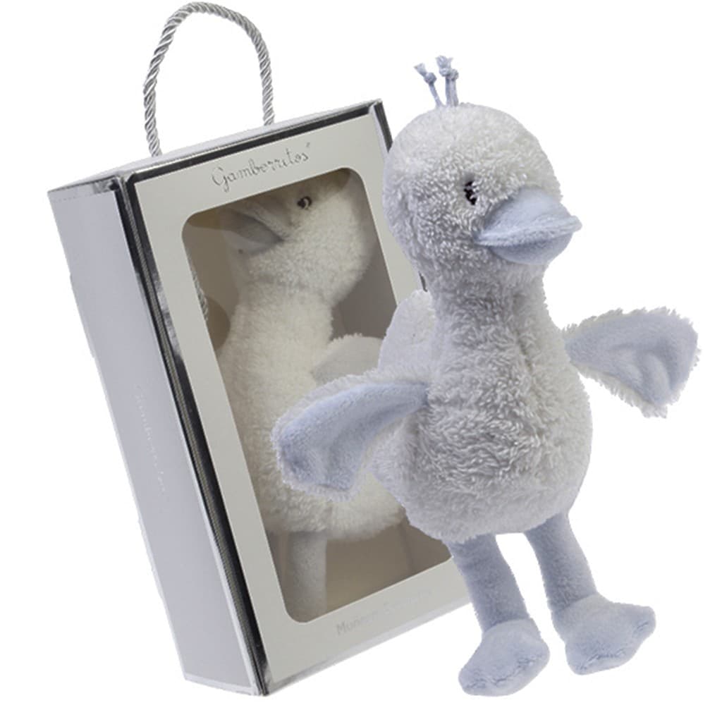 Peluche sonajero patito GAMBERRITOS 11013 – Suavidad y estímulo para los primeros juegos del bebé