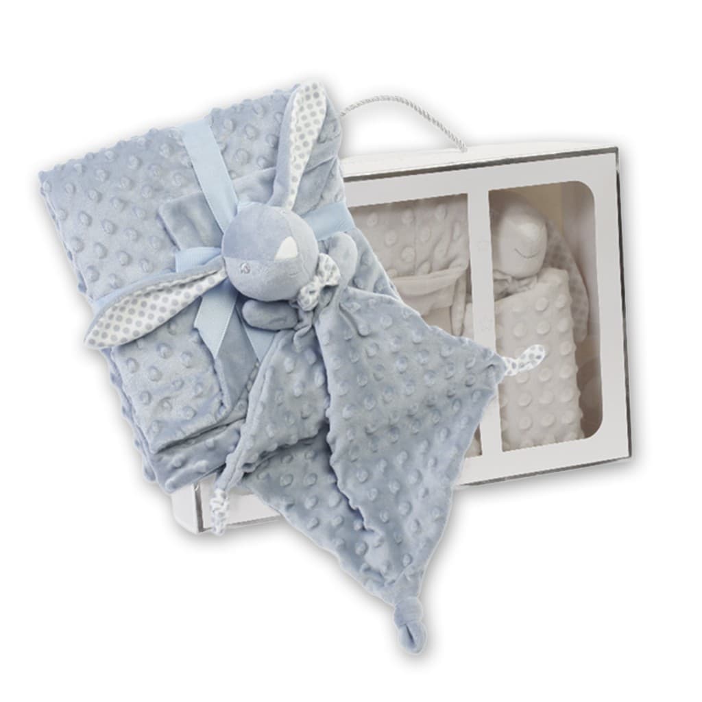 Set de Manta Topitos y Doudou Conejito Gamberritos 11015: suavidad y ternura para su descanso