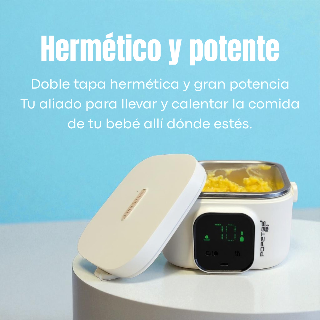 Calentador portátil de alimentos LUNCH BOX | Popetes Kids
