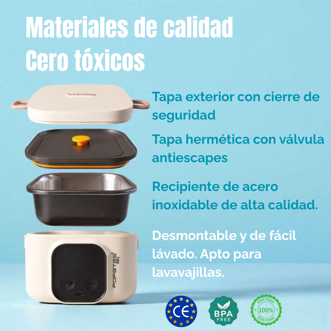 Calentador portátil de alimentos LUNCH BOX | Popetes Kids