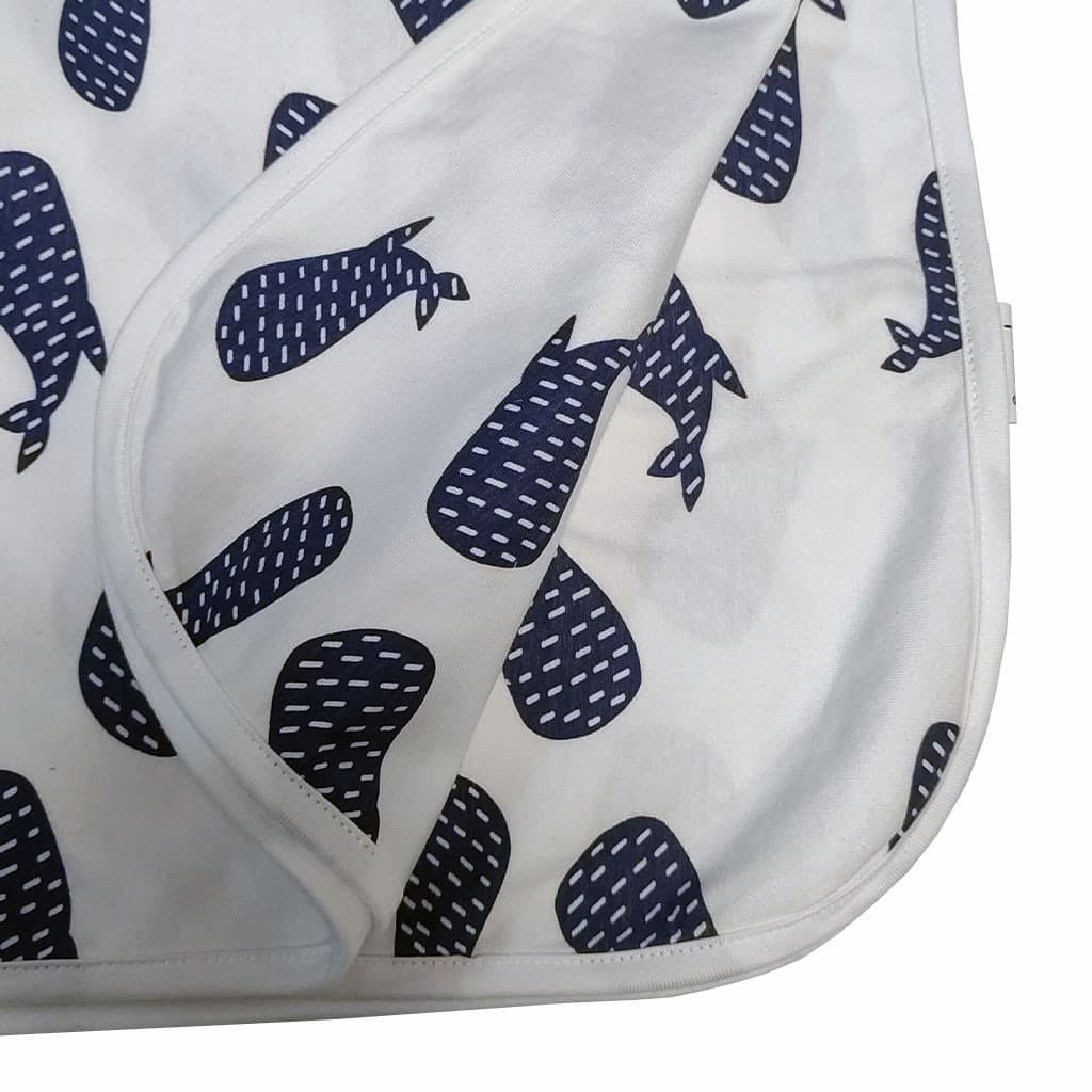 Arrullo bebé BABYBOL algodón orgánico ballenas Suave y transpirable