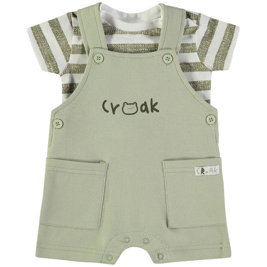 Conjunto bebé peto caqui Croak Babybol 160058
