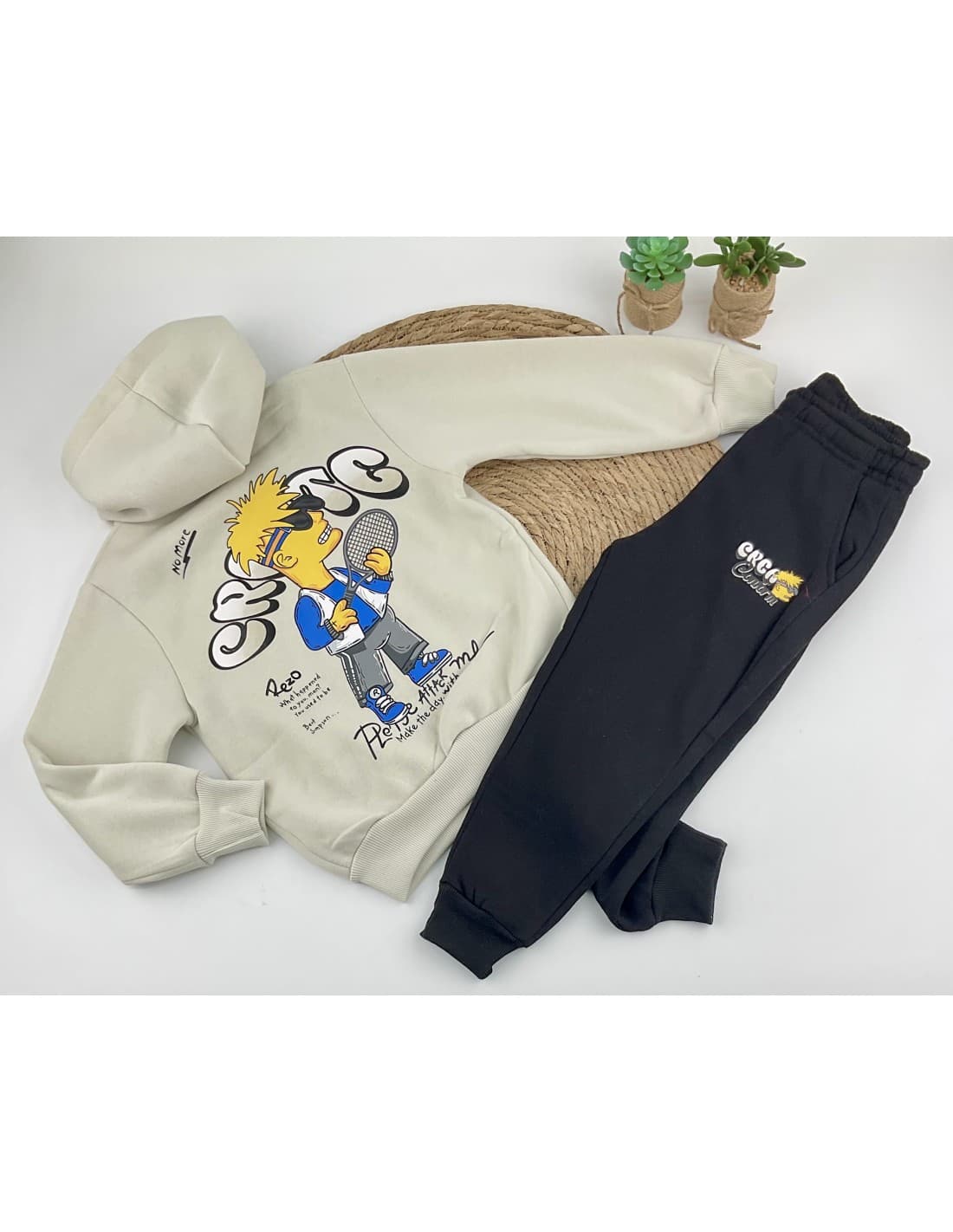 Chándal niño sudadera afeltado 522105005 (4 A 14 AÑOS)