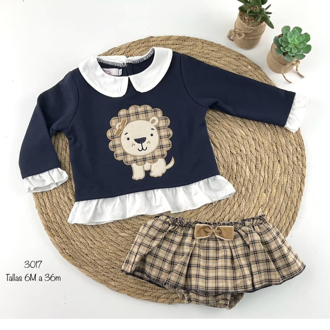 Conjunto bebé niña DIVERCHIC león 522103017