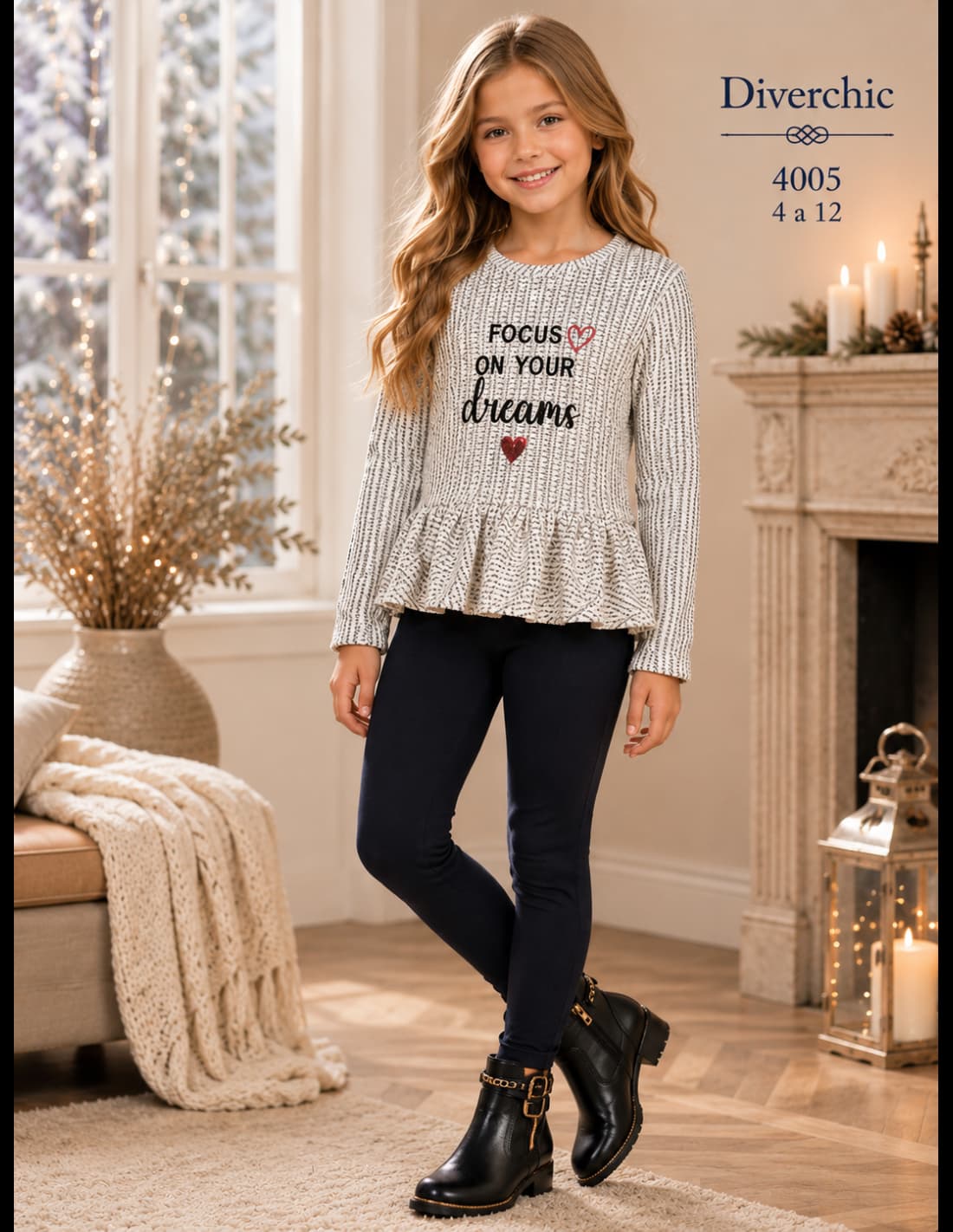 Ensemble bébé fille "Brilli" DIVERCHIC 522103011 