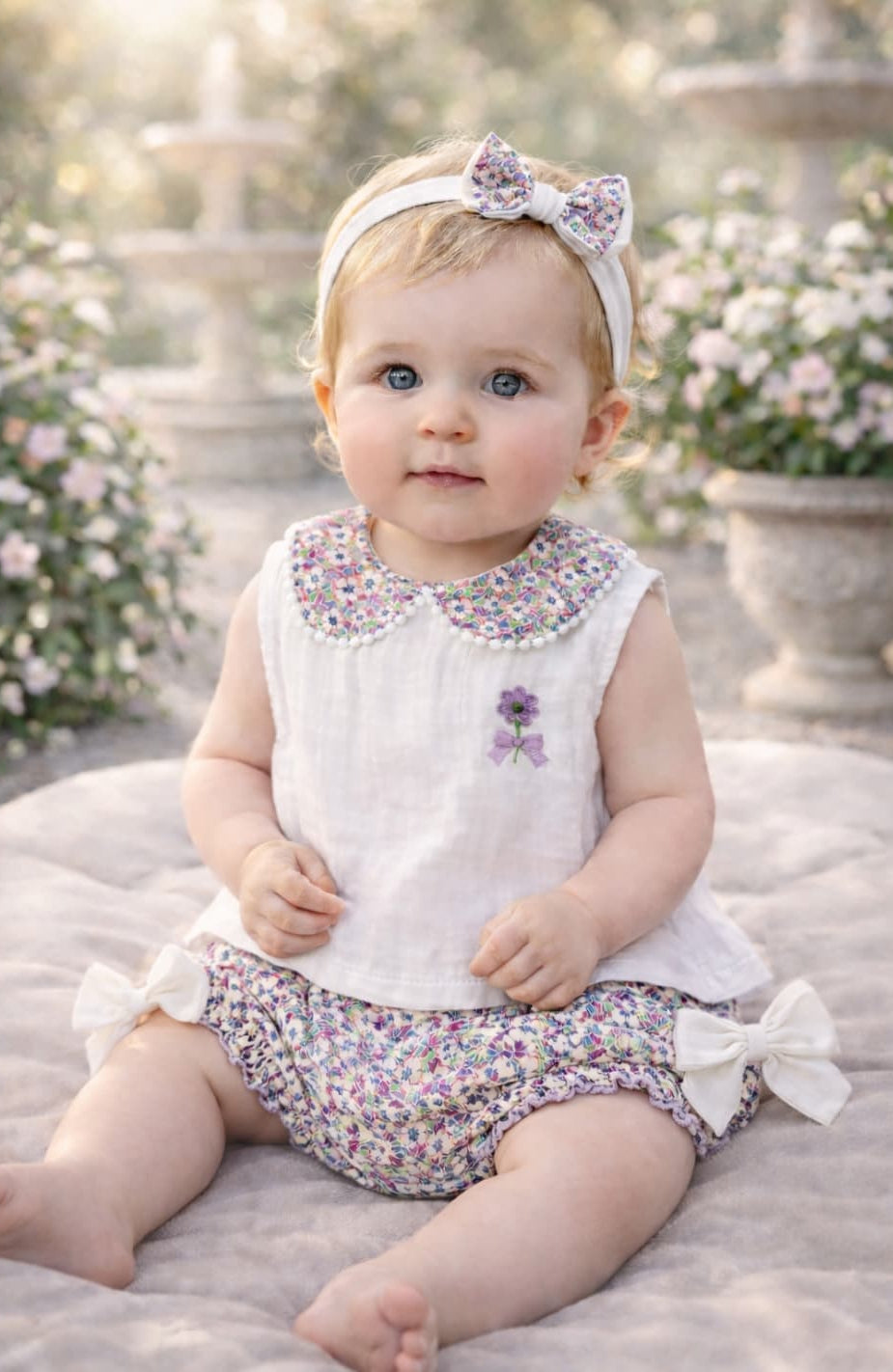 Conjunto Bebé Bambula Floral 622005034 – Alma Petit