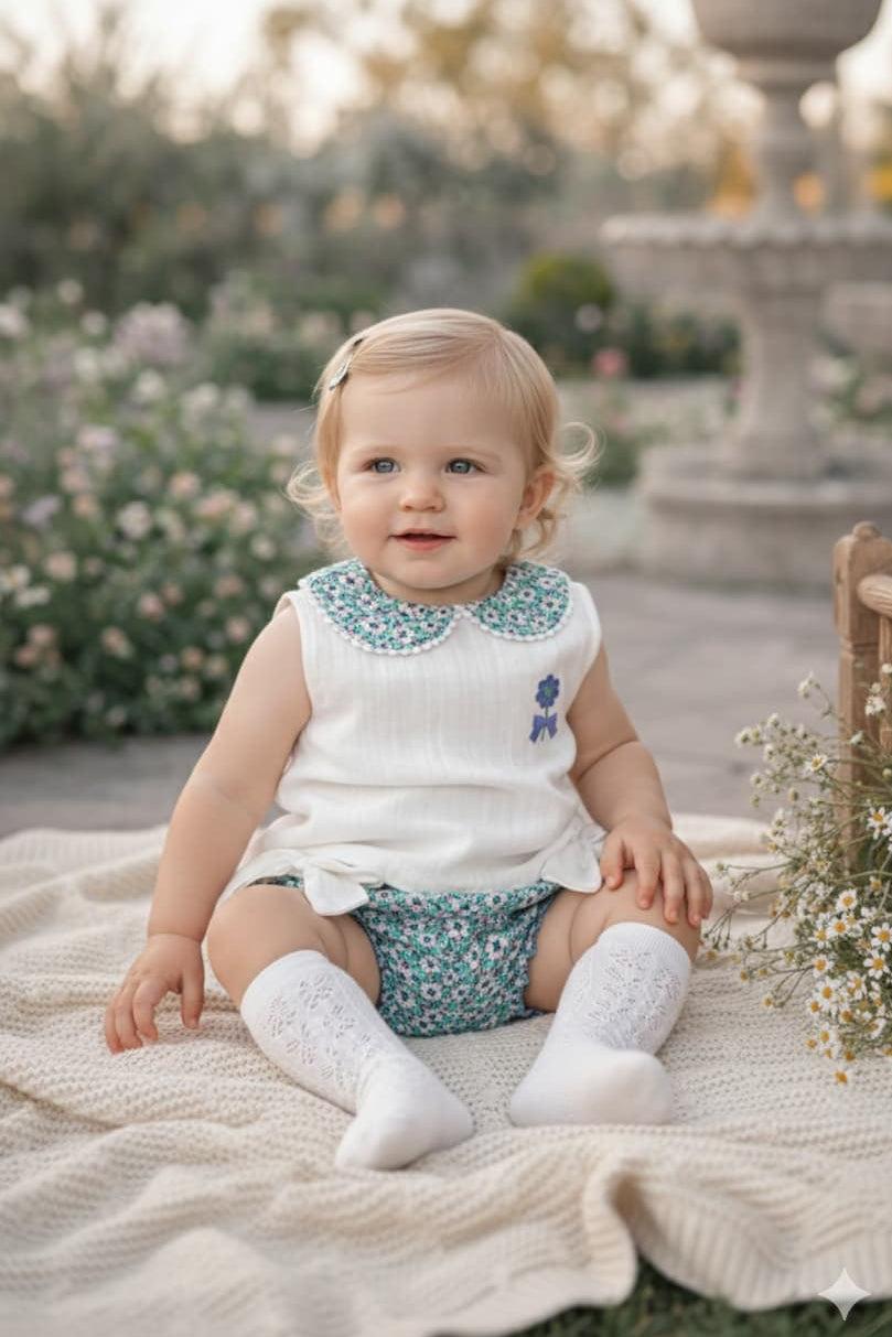Conjunto Bebé Bambula Floral 622005034 – Alma Petit