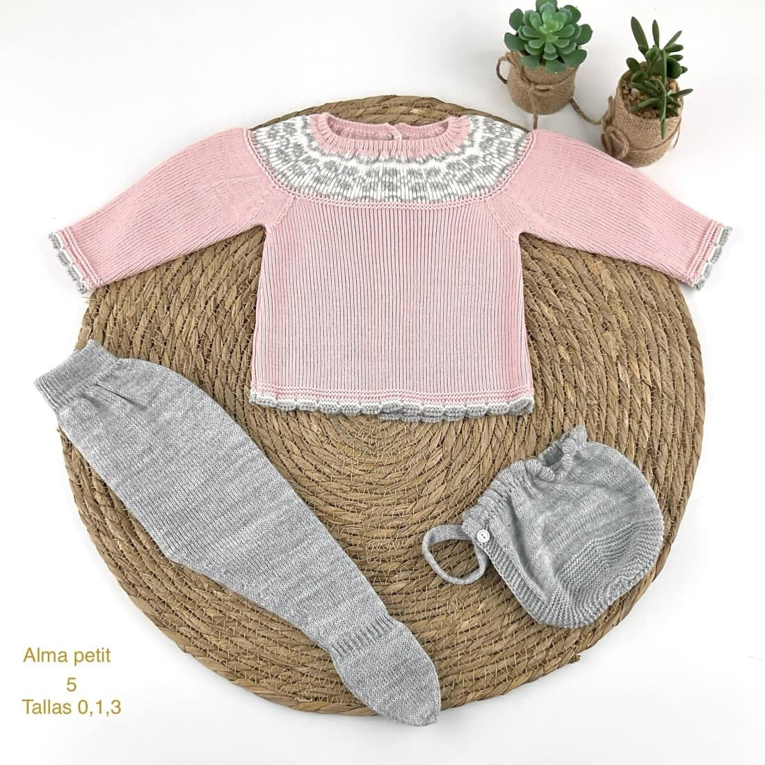 Ensemble de première tenue pour bébé Alma Petit 3014 Blue Zip Zap