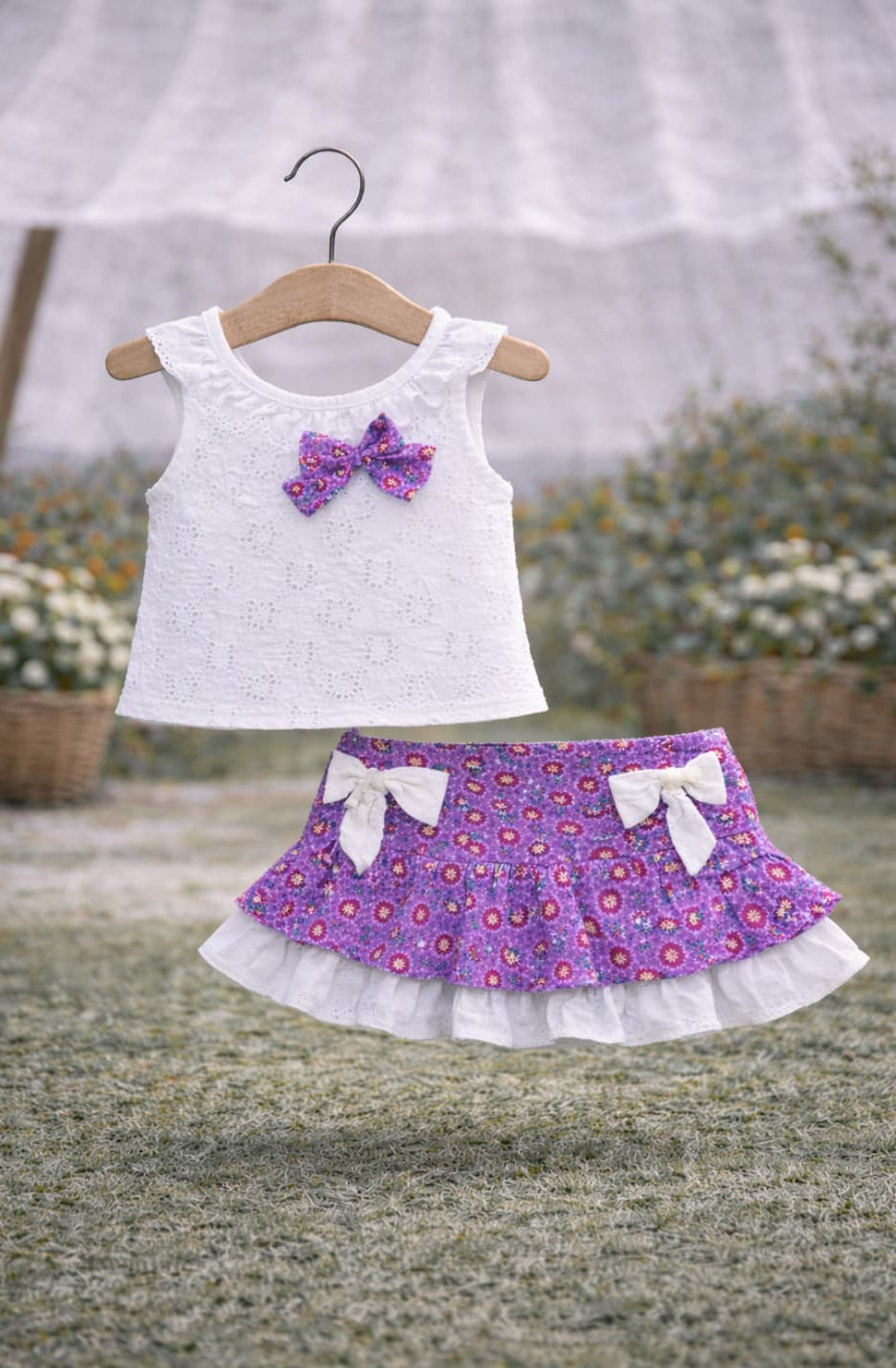 Conjunto bebé niña Diverchic Flores 622004015