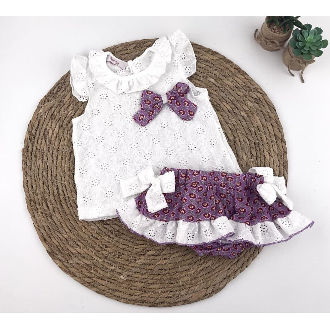 Conjunto bebé niña Diverchic Flores 622004015