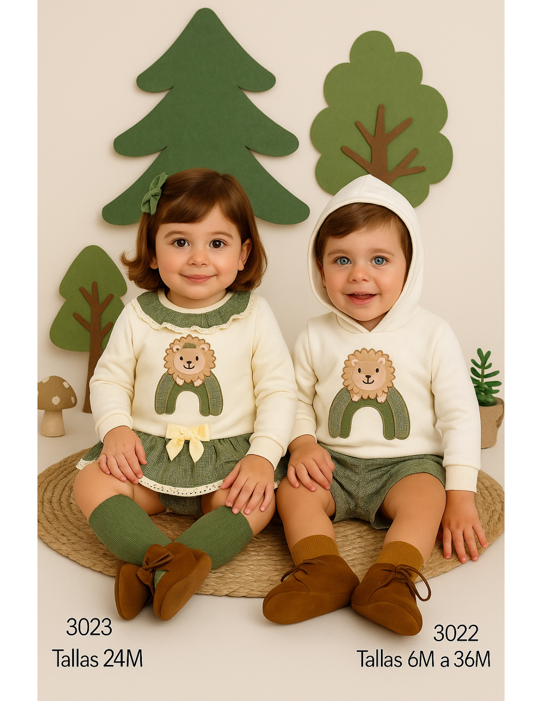 Conjunto bebé niño DIVERCHIC león 522103022