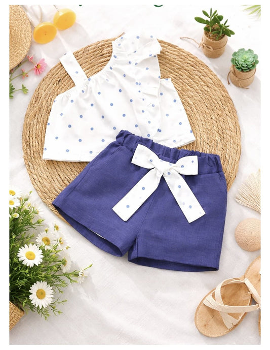 Conjunto niña camisa y short lino – Diverchic 622004000