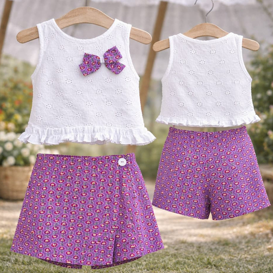 Conjunto niña Diverchic Falda pantalón 622004014