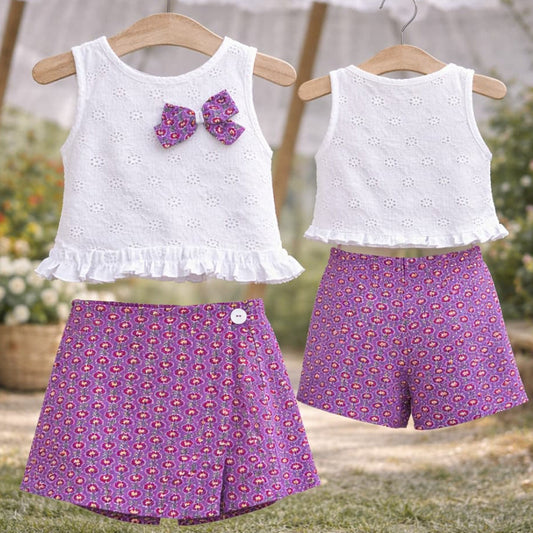 Conjunto niña Diverchic Falda pantalón 622004014
