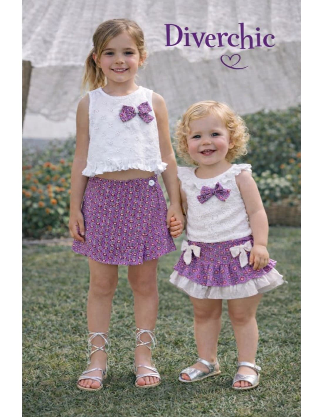 Conjunto niña Diverchic Falda pantalón 622004014
