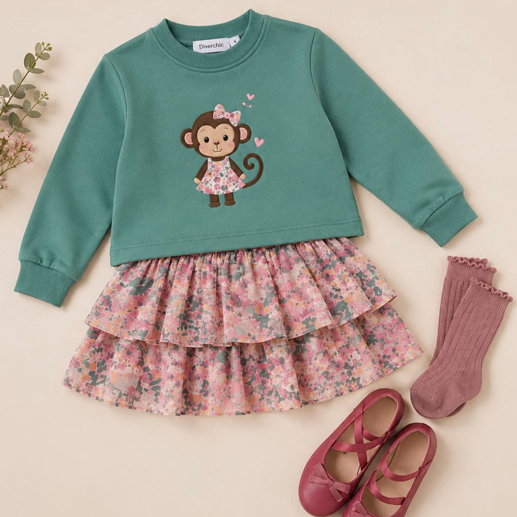 Ensemble bébé fille "Brilli" DIVERCHIC 522103011 