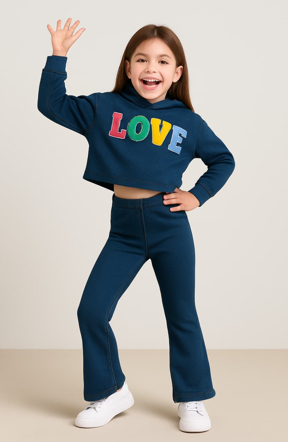 Conjunto niña vaquero algodón LOVE DIVERCHIC 522103029