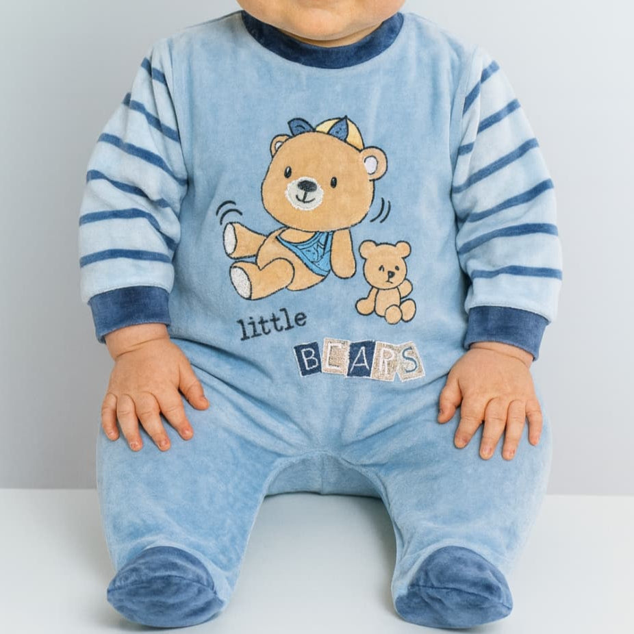 Pelele bebé niño tundosado Kinanit 521100004 Suave, cálido y cómodo