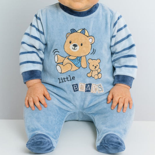 Pelele bebé niño tundosado Kinanit 521100004 Suave, cálido y cómodo