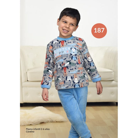 Pijama de mulher Kinanit 525100454 de elastano macio com estampado de coração