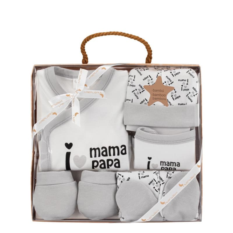 Coffret cadeau bébé 5 pièces – 100 % coton Prawn Star 10734
