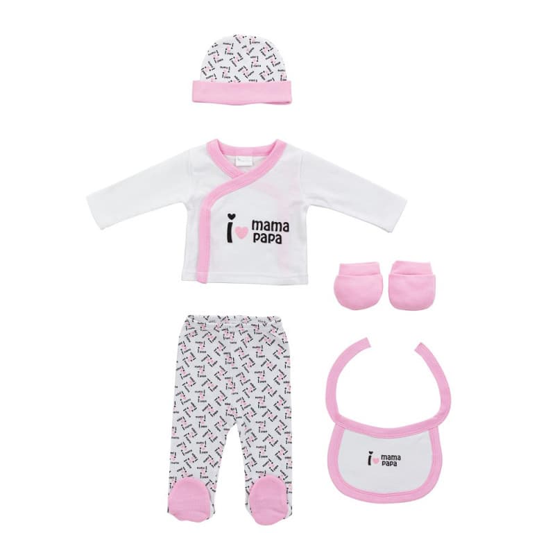 Coffret cadeau bébé 5 pièces – 100 % coton Prawn Star 10734