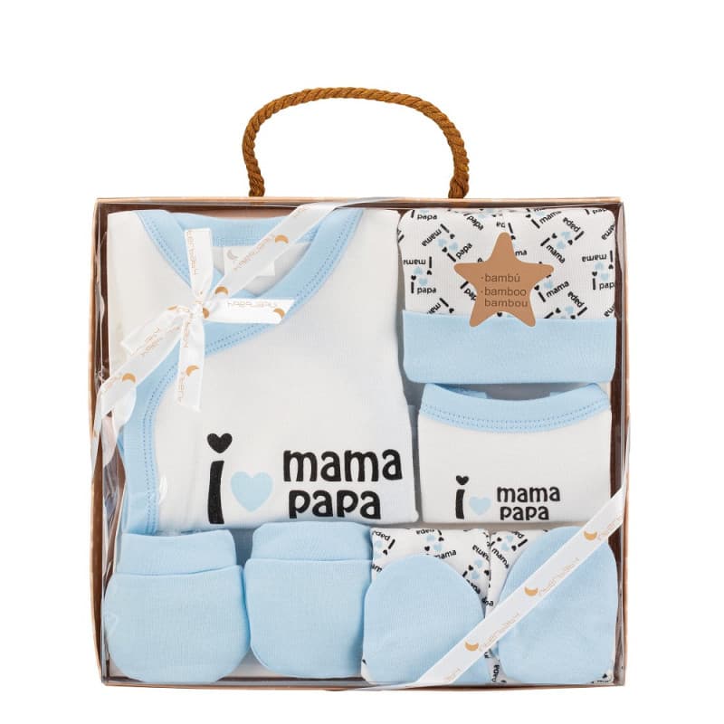 Coffret cadeau bébé 5 pièces – 100 % coton Prawn Star 10734