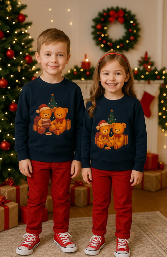 Sudadera unisex osito navideño Cala Kids 522100010