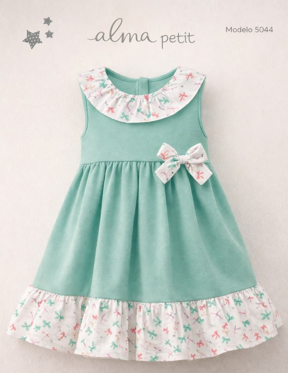 Vestido niña Alma Petit con lazos 622005044 – Fresco, elegante y perfecto para combinar 🌿💗