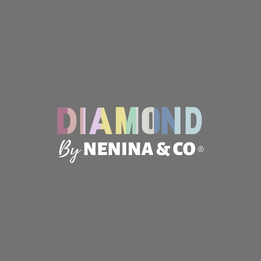 Chupete DIAMOND Nenina & Co Rosa y Rosa Pálido | Silicona Orgánica para Bebé +12 Meses