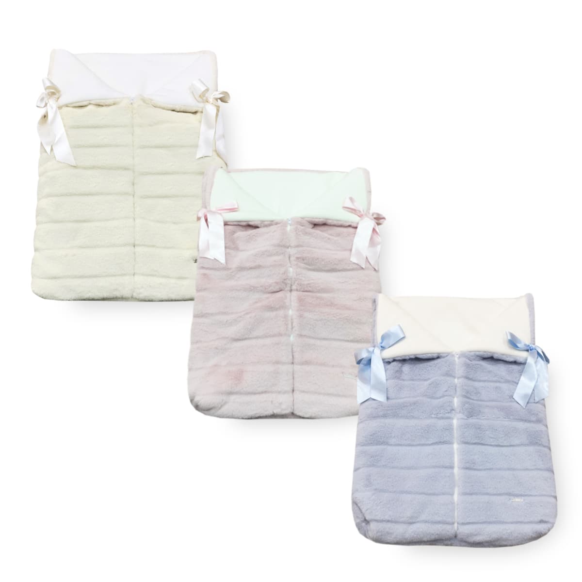 Saco de dormir para bebé PRIMBABY 2085 de pele macia com laços