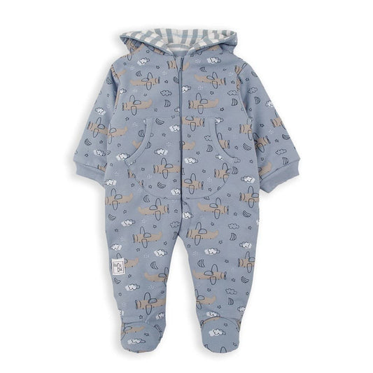 Buzo para bebé algodón guateado estampado aviones BABYBOL 240872