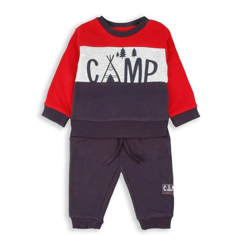 Ensemble survêtement 3 pièces Baby Bol avec veste de baseball et imprimé spatial 250846