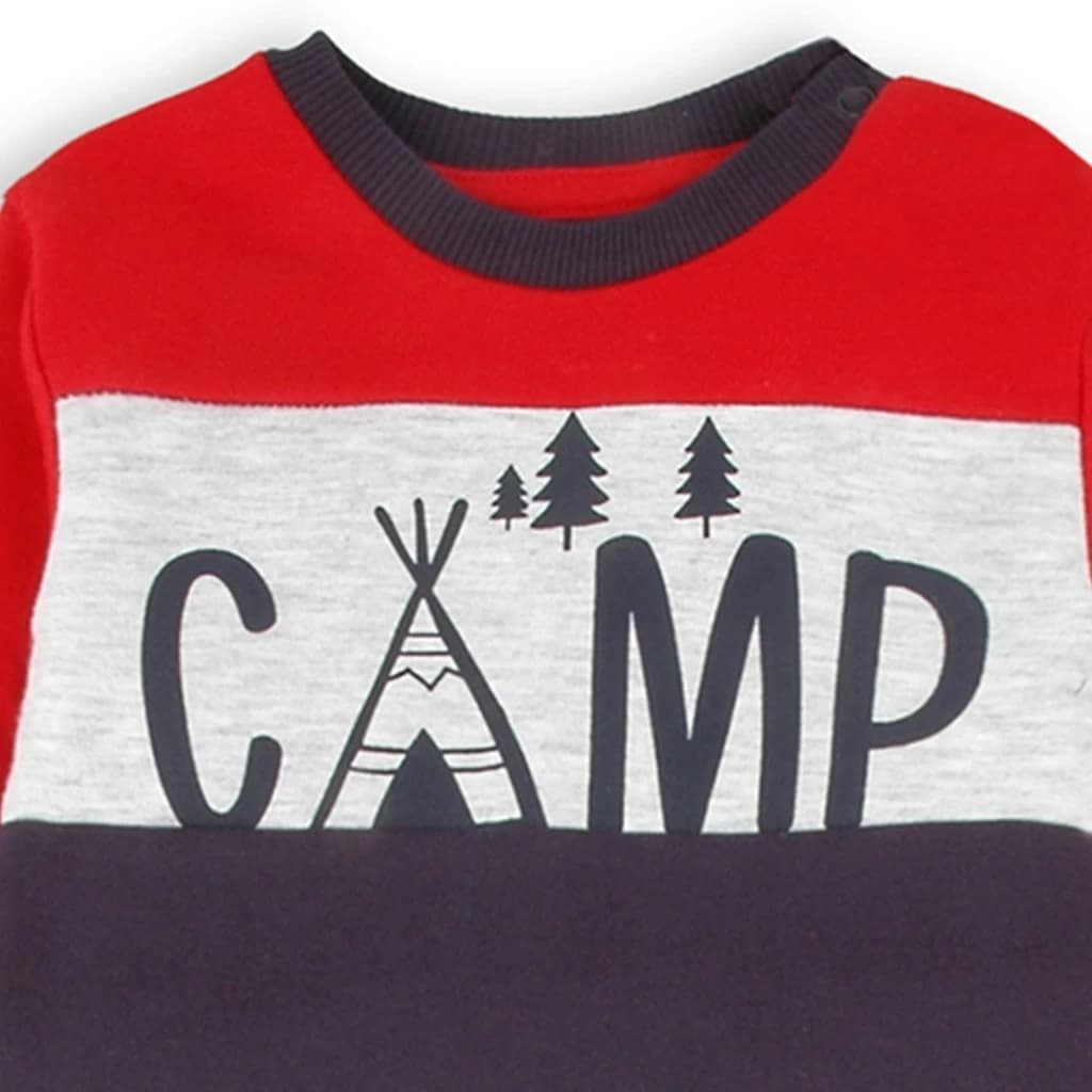 Ensemble survêtement 3 pièces Baby Bol avec veste de baseball et imprimé spatial 250846