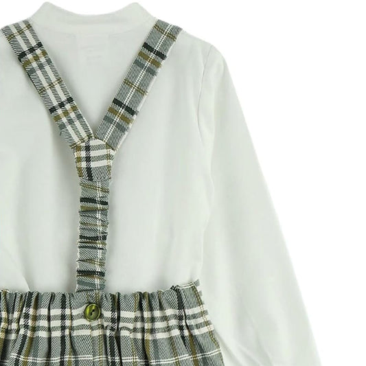 Conjunto pinocho cuadros con camisa beige para bebé BABY FERR 24360
