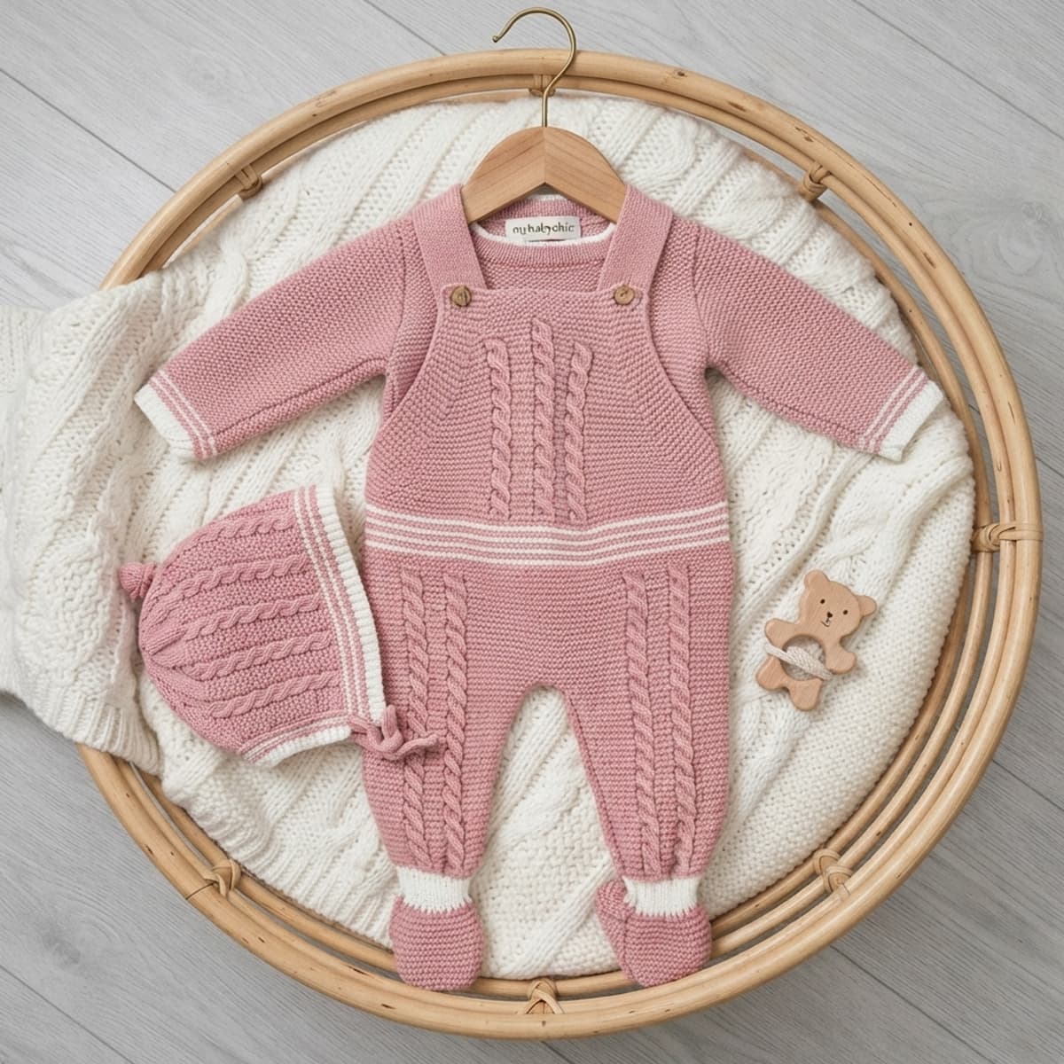 Ensemble de première tenue pour bébé vert Visi 40300