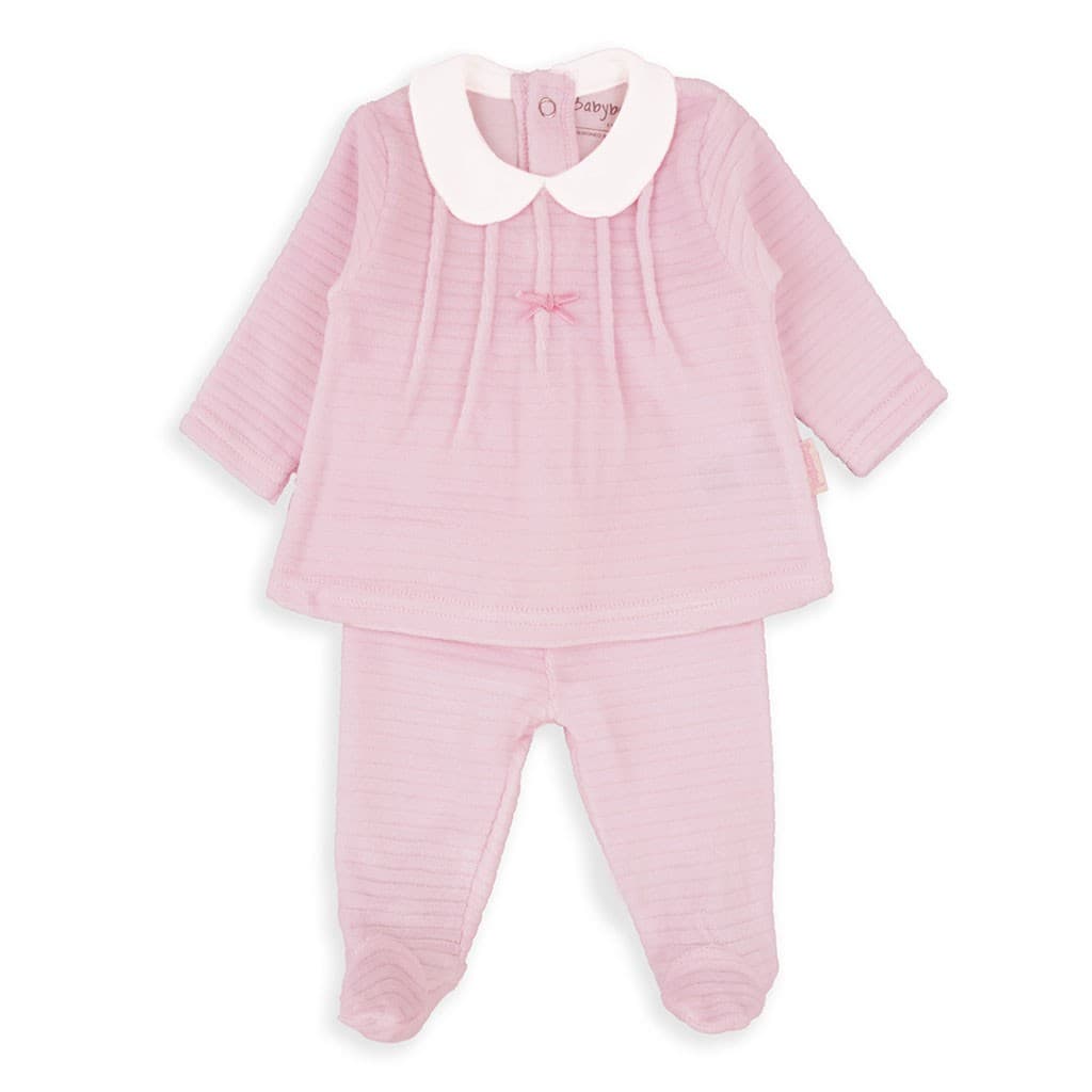 Pijama bebé Baby Bol tundosado rosa 250001