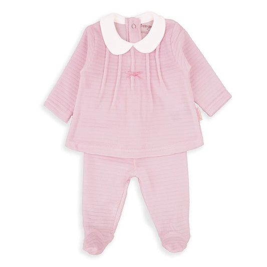 Pijama bebé Baby Bol tundosado rosa 250001