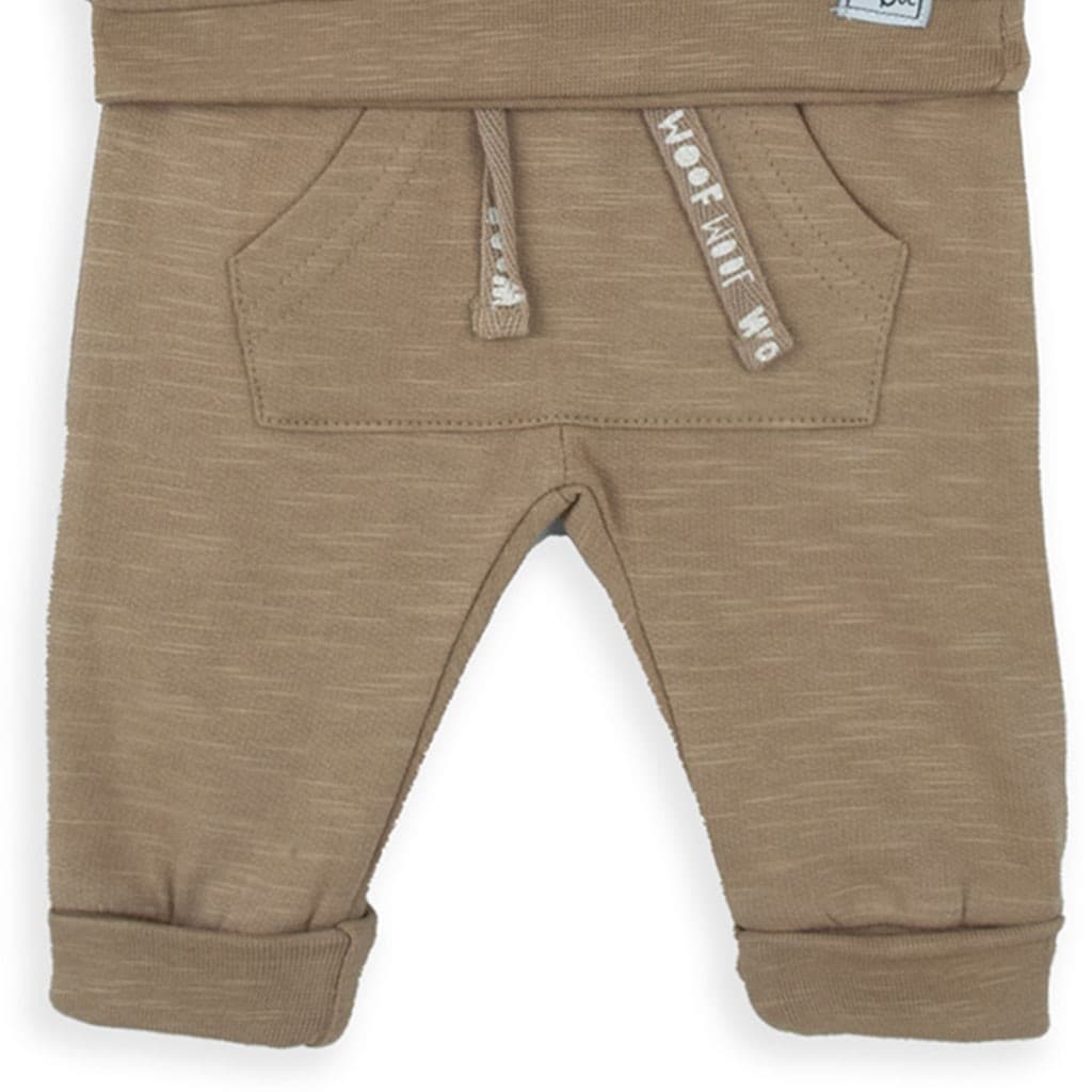 Conjunto bebé algodón con sudadera estampada perritos y pantalón Baby Bol 250814