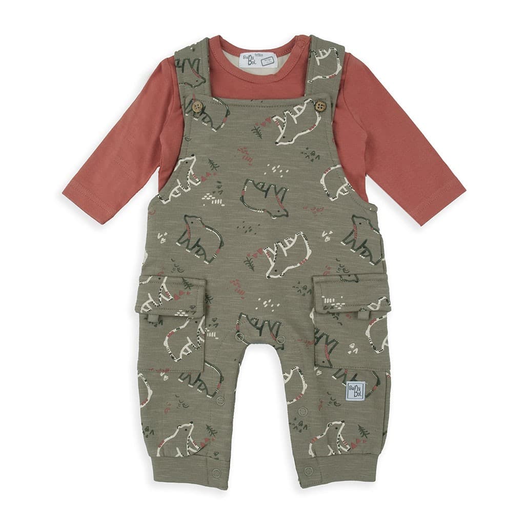 Conjunto bebé peto y camiseta Baby Bol osos 250837