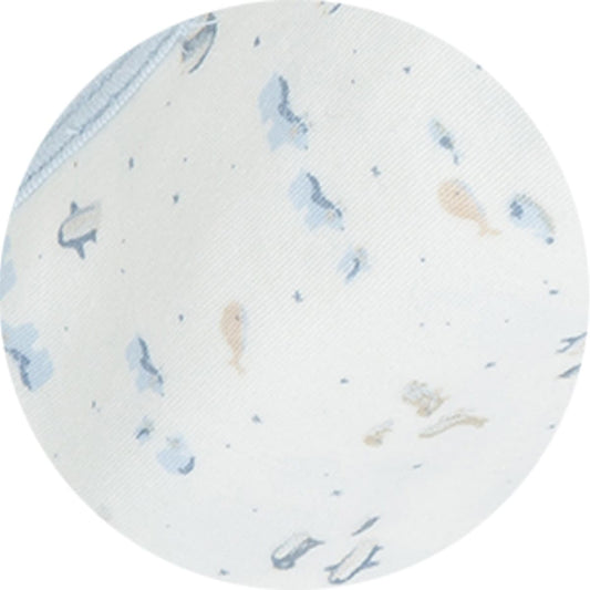 Manta de Algodón Yatsi Baby 25200046 Azul Estampado (60x70 cm)
